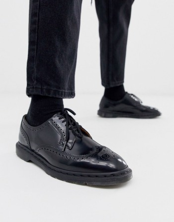 Dr Martens Kelvin Brogues Crne - Muške Cipele | 27483QZAT